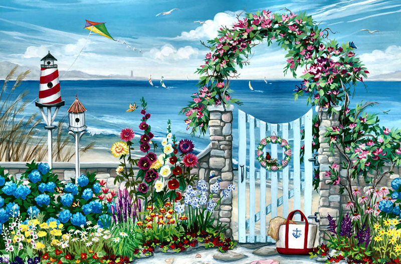 Garden Gate by the Sea