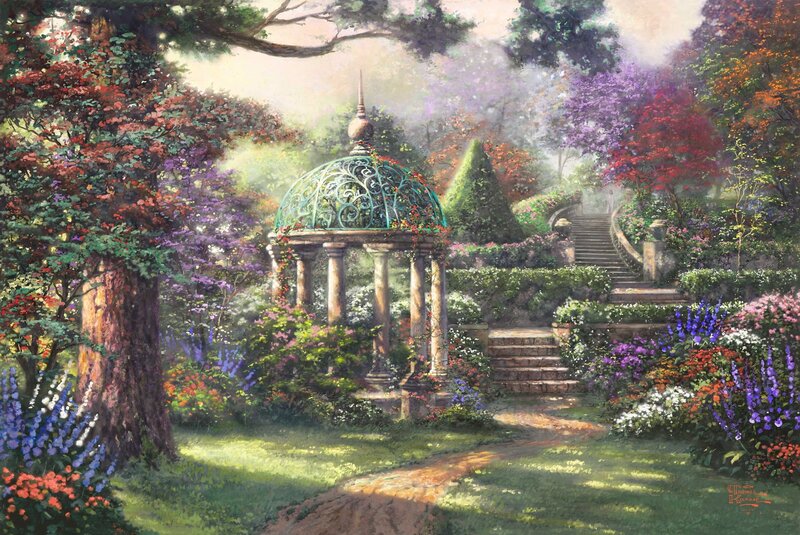 Garden Gazebo with Staircase