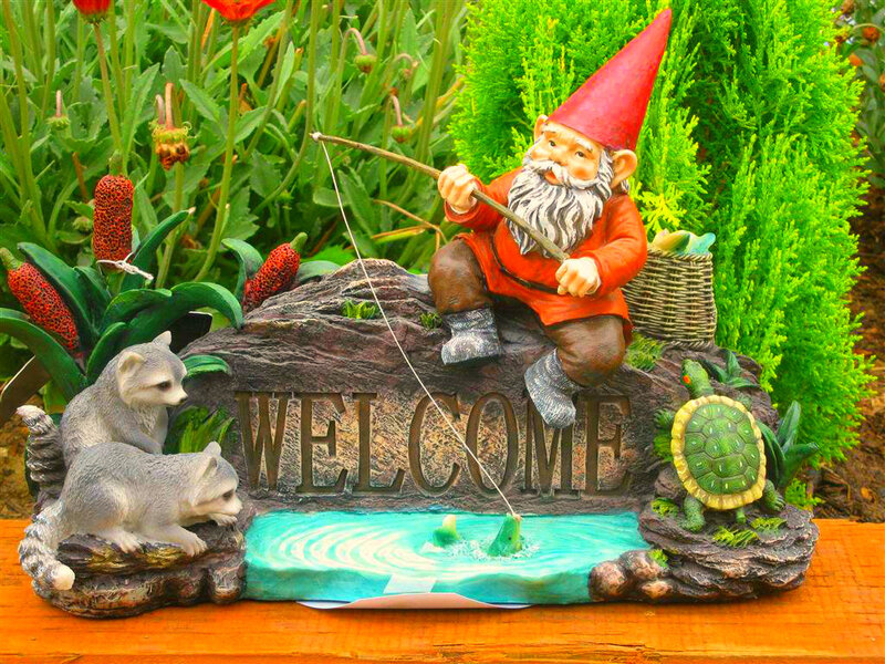 Garden Gnome Fishing