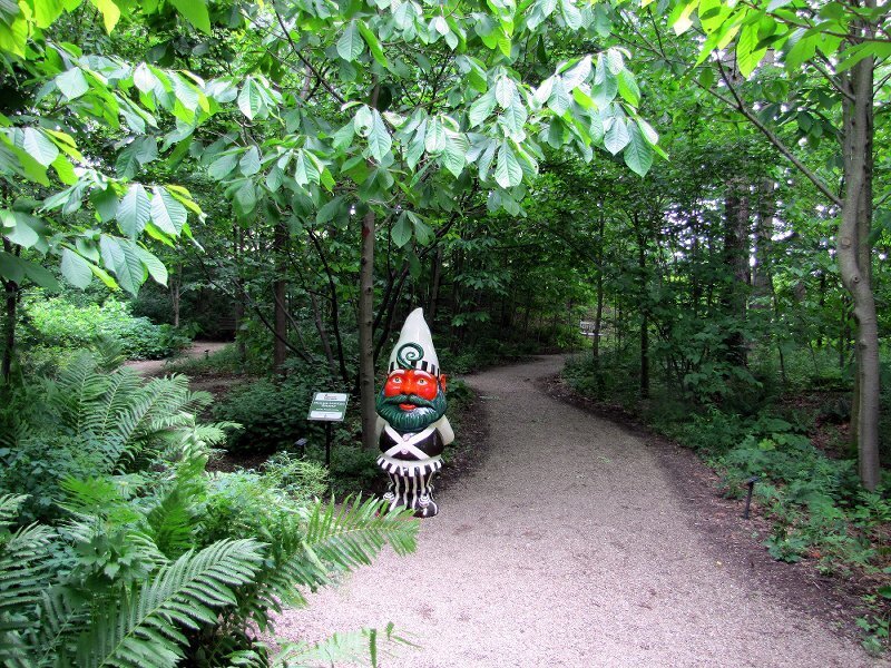 Garden Gnome Statue — Green
