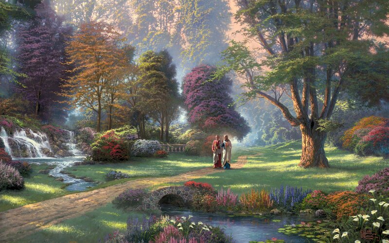 Garden of Eden scene