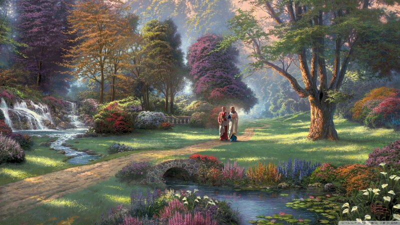 Garden of Eden scene