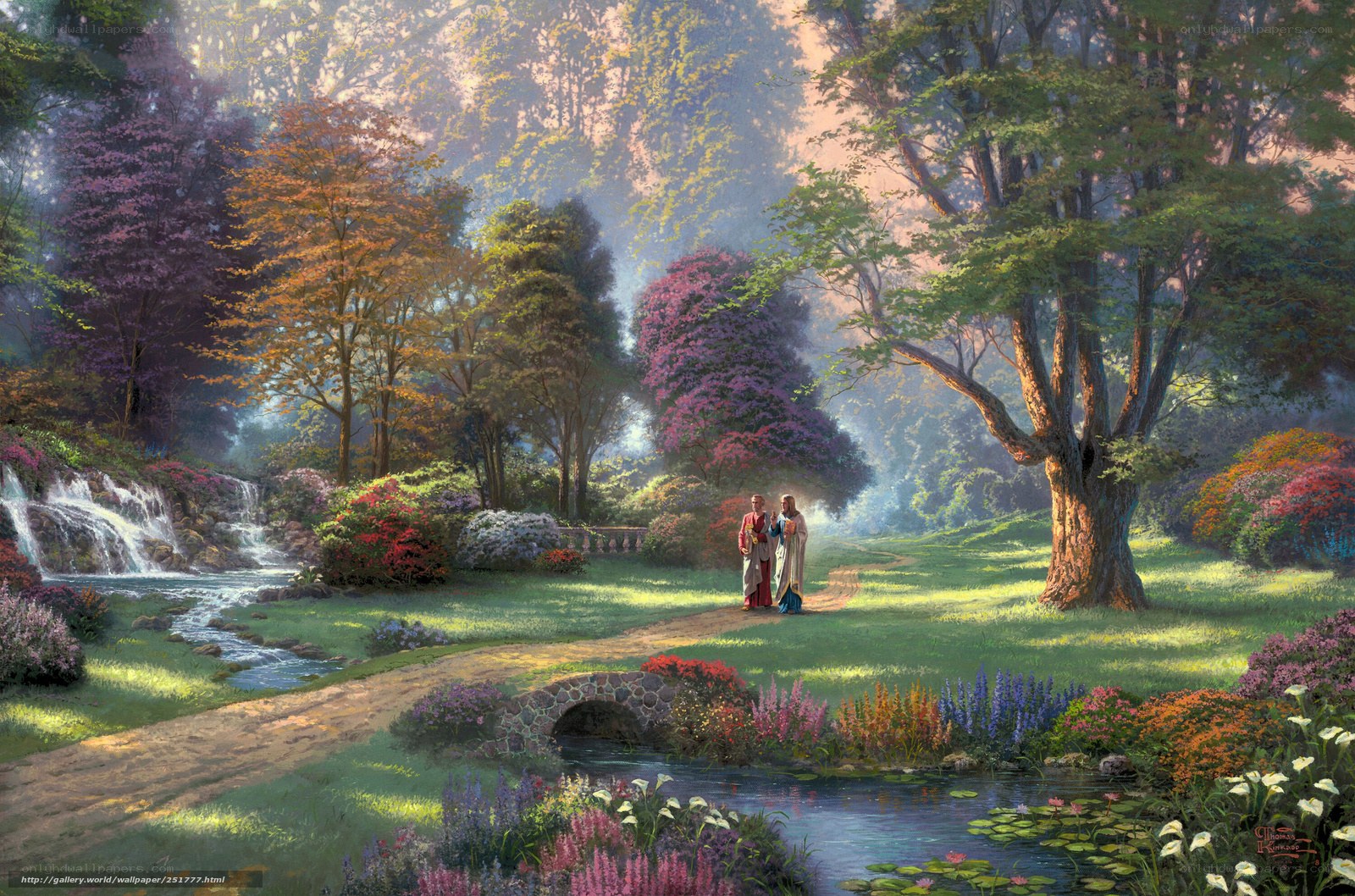 Garden of Eden with Jesus