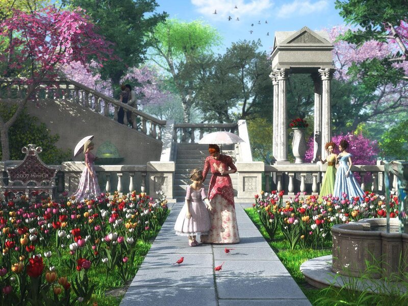 Garden of flowers and elegance