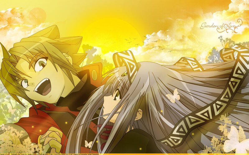 Garden of Love anime scene