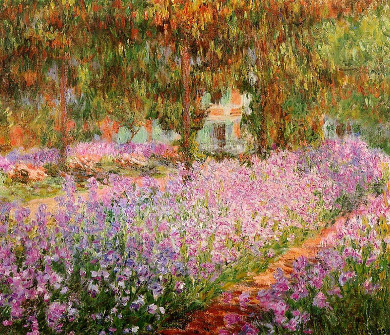 Garden of Purple Flowers