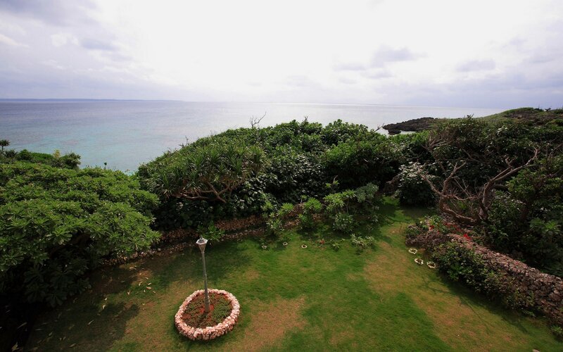 Garden Overlooking Ocean — Green