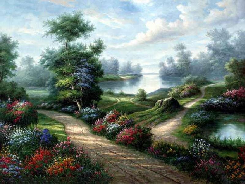 Garden Path to River