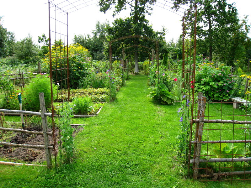 Garden Path with Arches