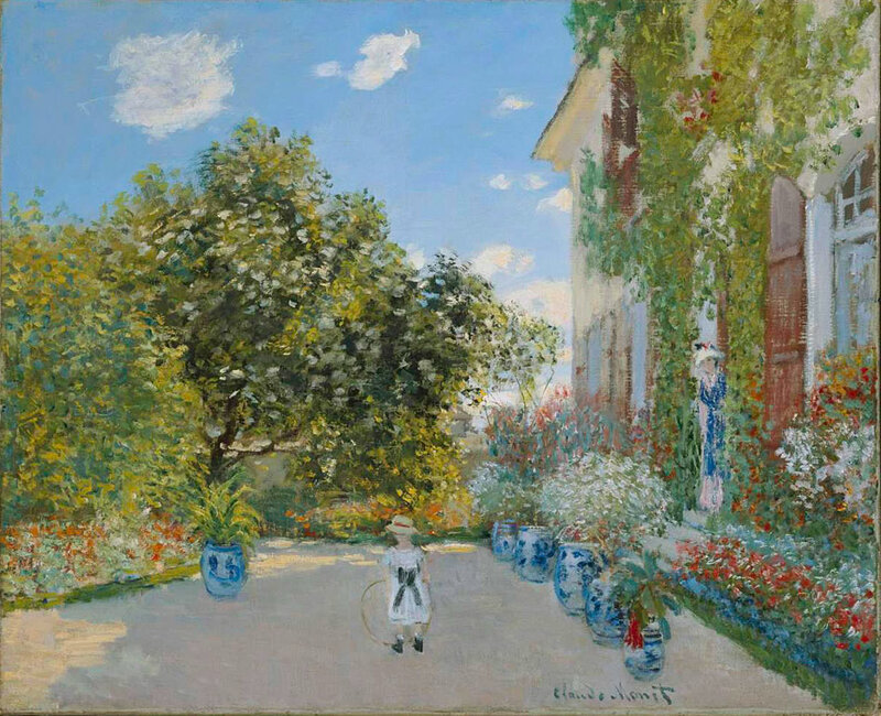 Garden Path with Children