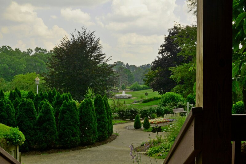 Garden Path with Fountain
