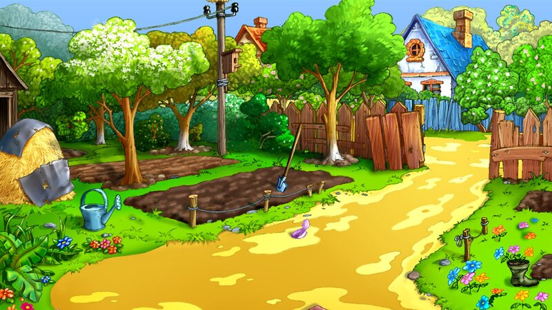 Garden Path with Tools