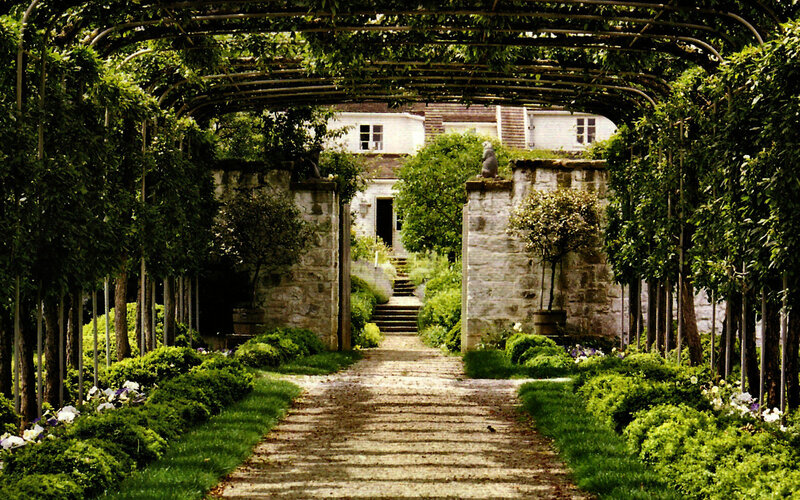 Garden Pathway with Arbor
