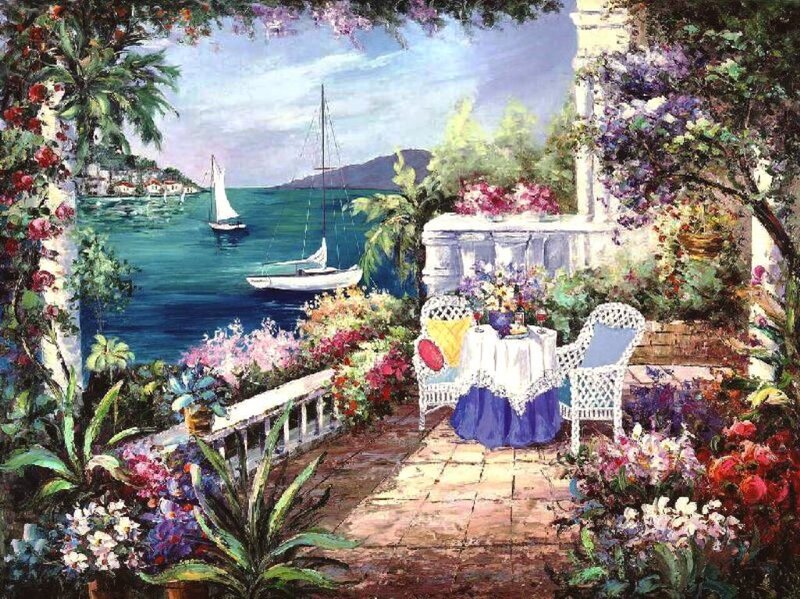 Garden Patio with Sea View