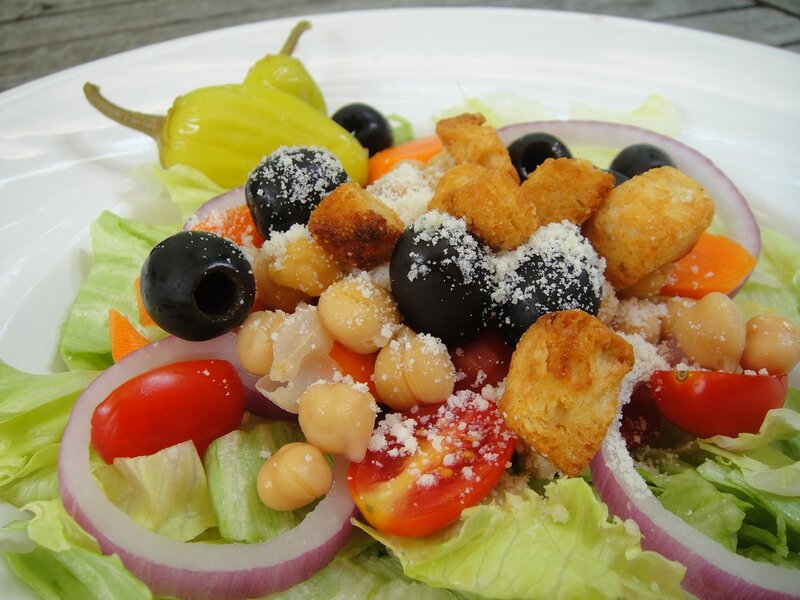 Garden Salad on Plate