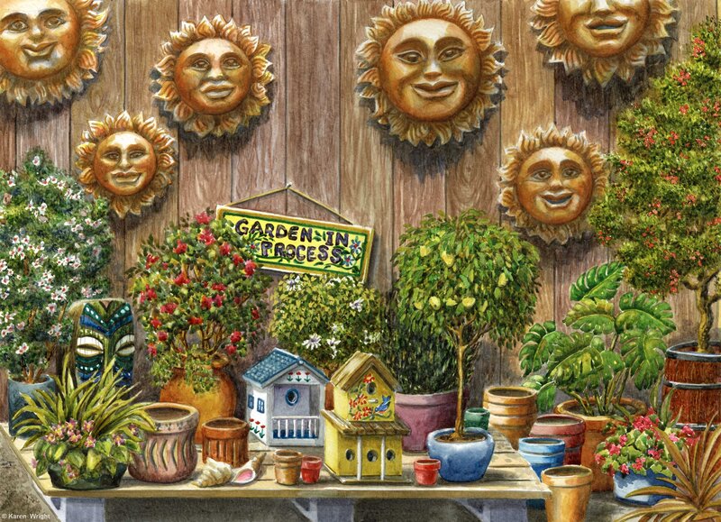 Garden Shop Display