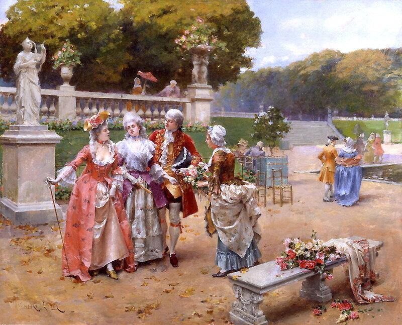 Garden social gathering