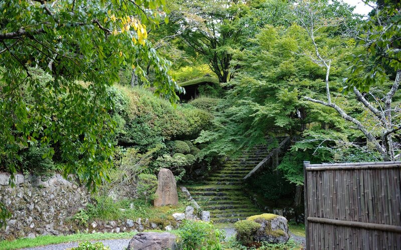 Garden stone and stairs