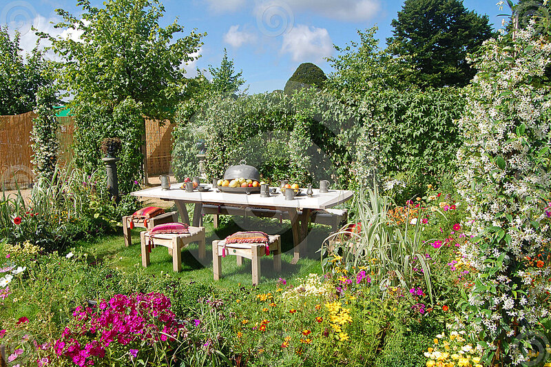 Garden Table with Fruit