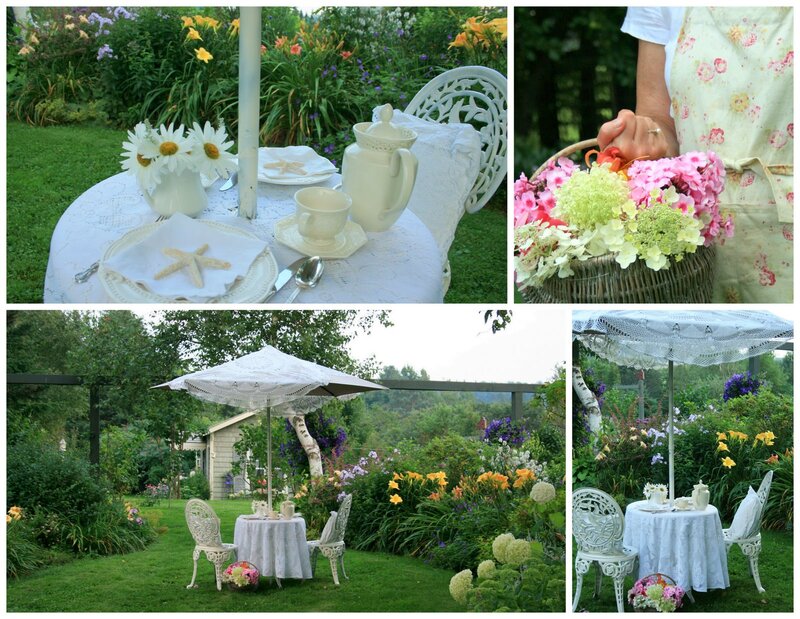 Garden Tea Table — White