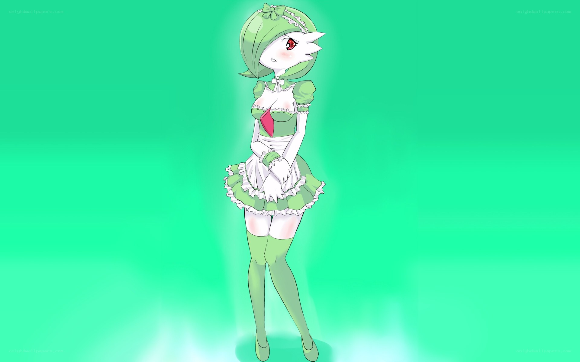 Garden-themed anime character