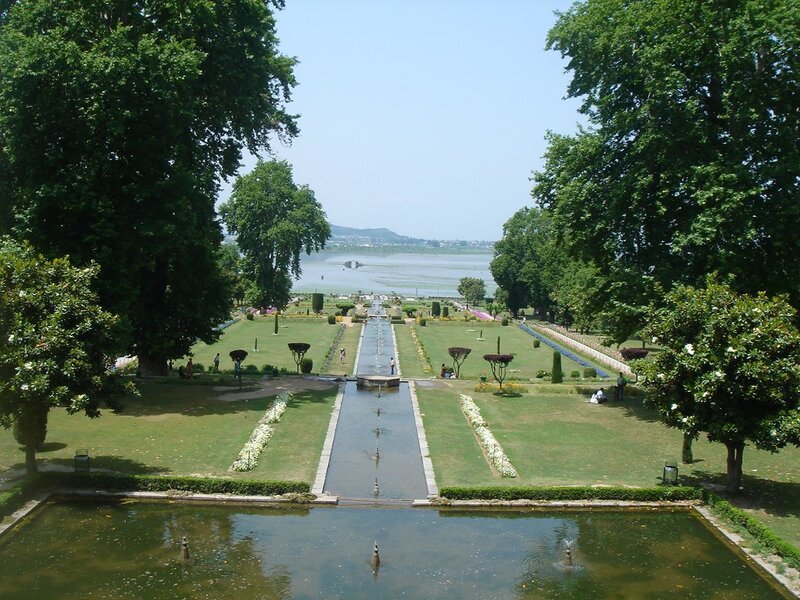 garden view of lake
