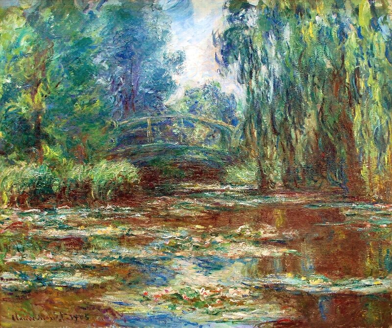 Garden with a Bridge
