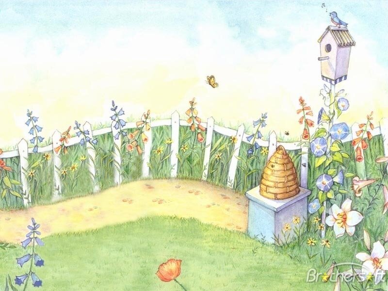 Garden with Beehive
