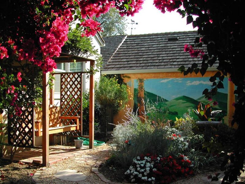 Garden with Bench