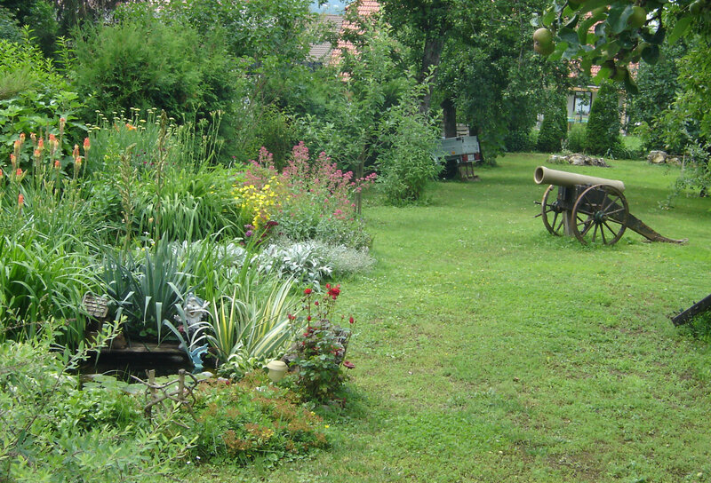 Garden with Cannon