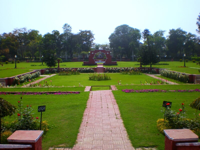 Garden with Central Arch