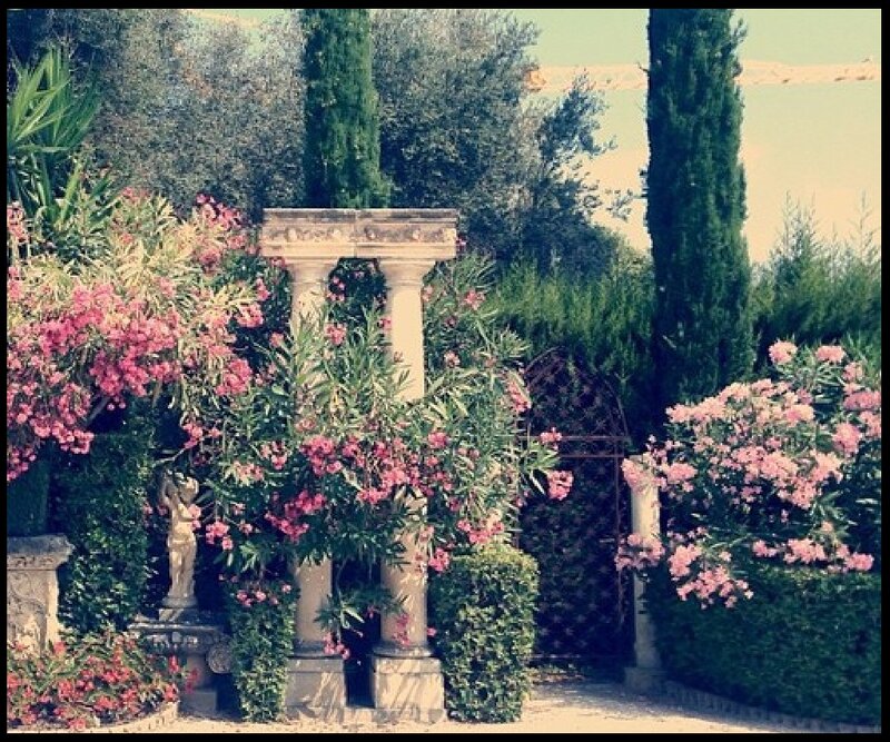 Garden with Columns