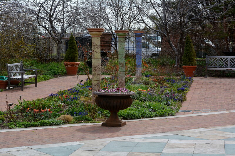 Garden with Flower Beds — Green, Serene, Spring