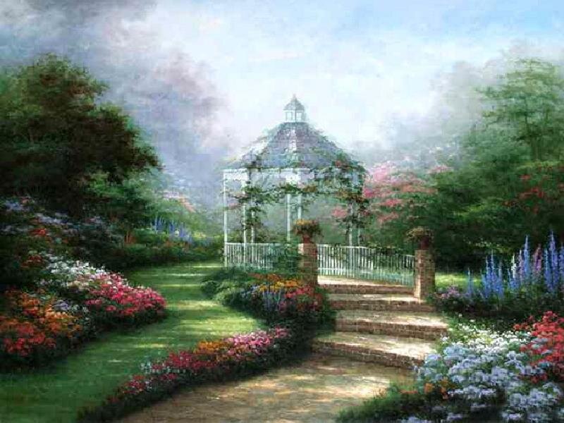 Garden with Gazebo