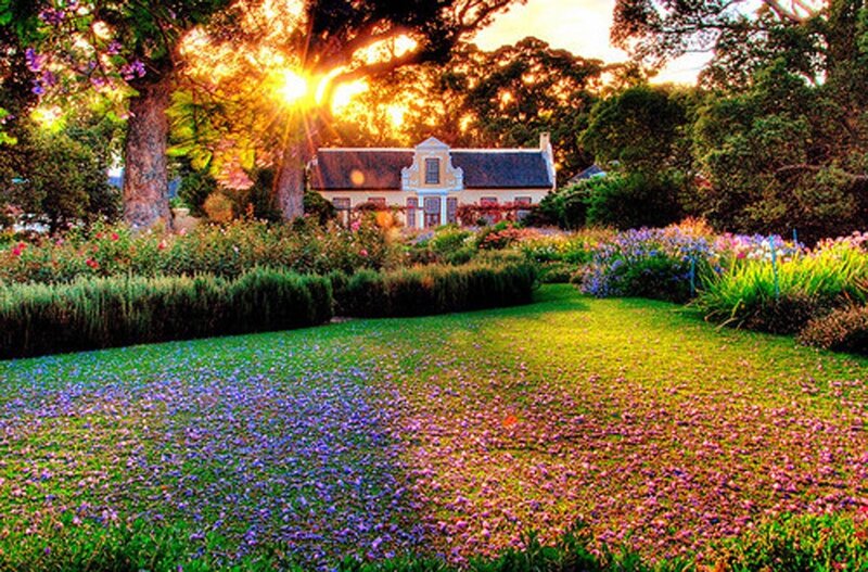 Garden with House