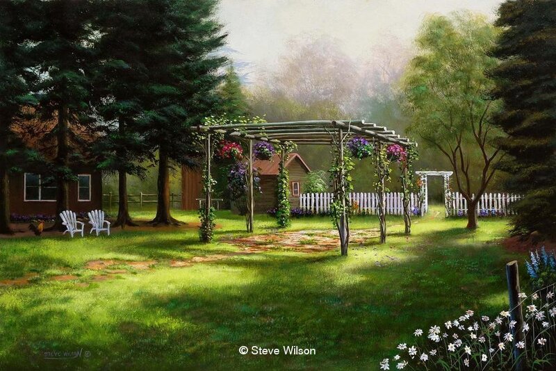 Garden with Pergola