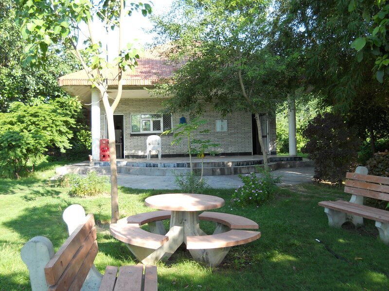 Garden with Picnic Table