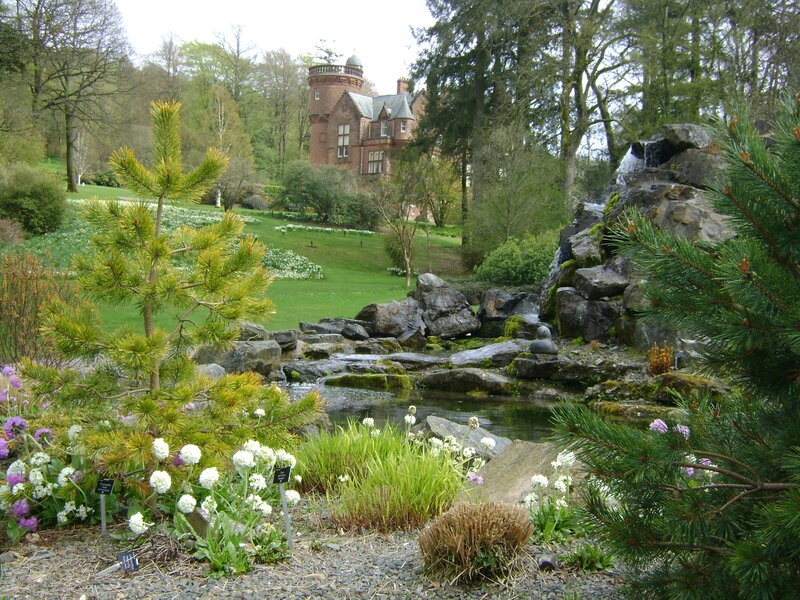 Garden with Pond and Castle