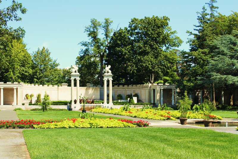 Garden with Statues