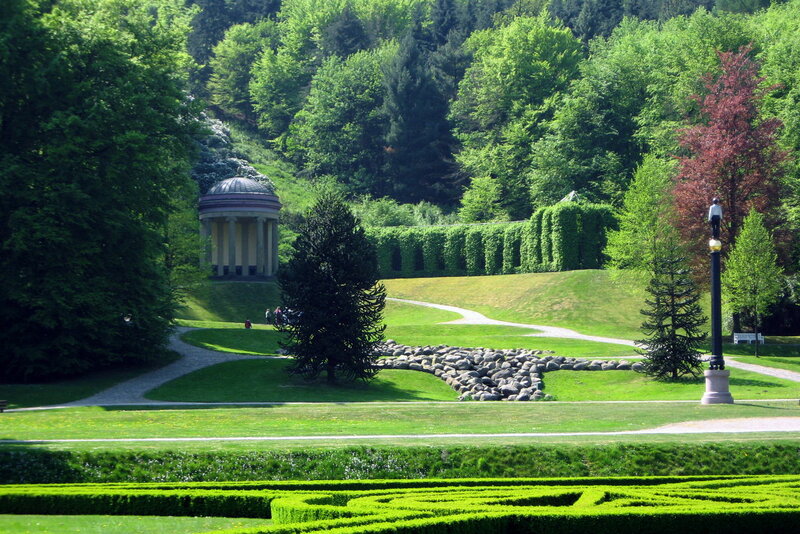 Garden with Temple