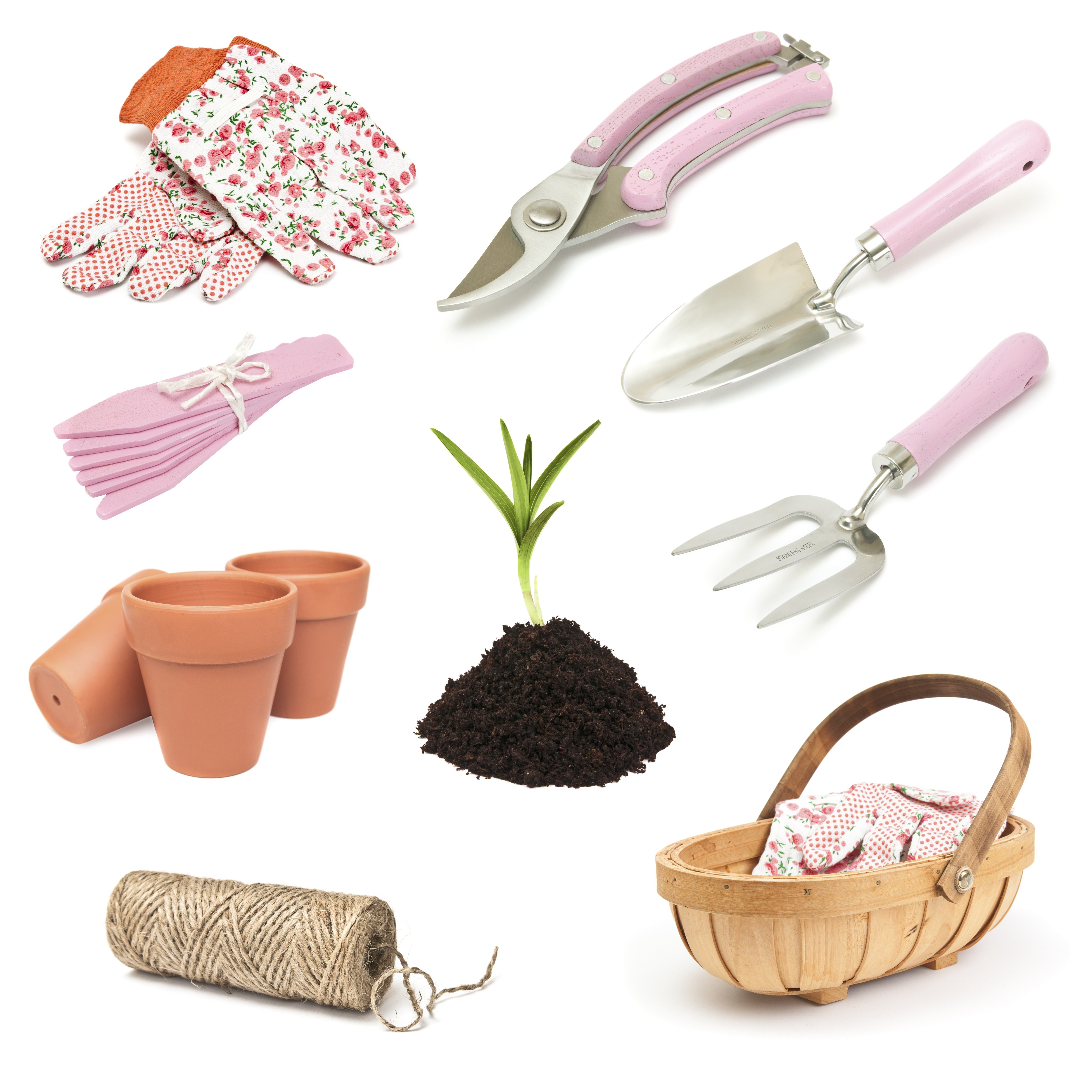 Gardening tools and supplies