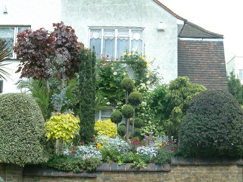 Gardens in Front of House
