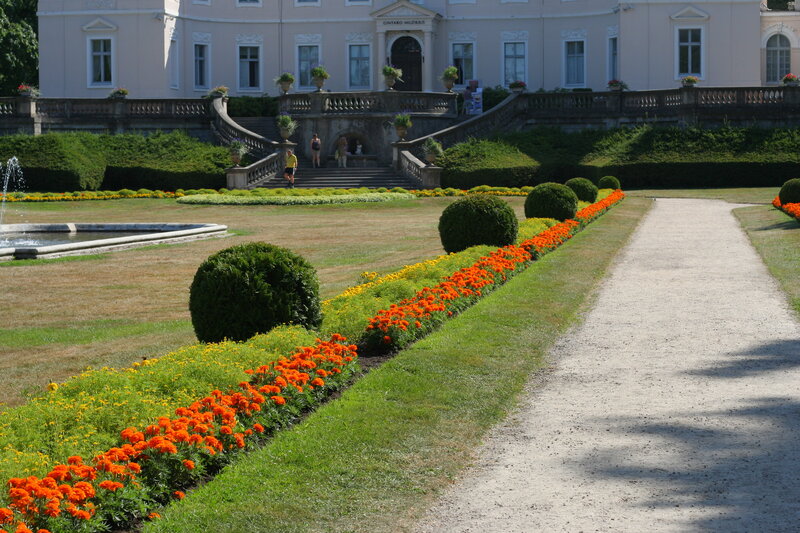 Gardens of a grand palace