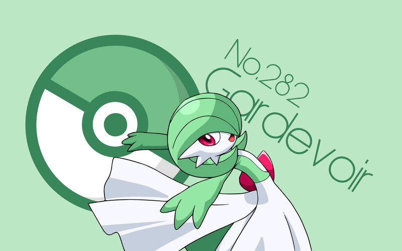 Gardevoir Character — Green, Calm