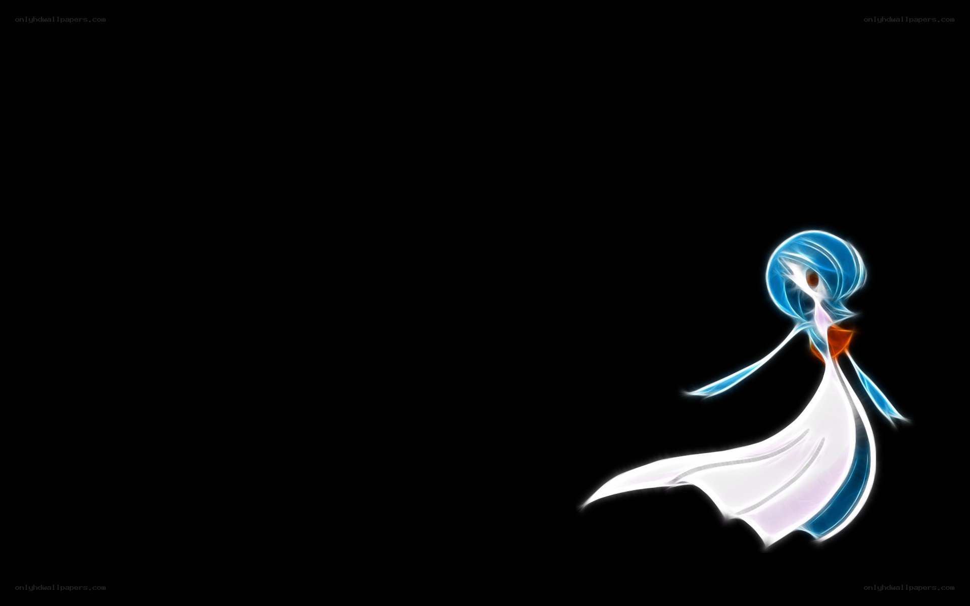 Gardevoir glowing figure