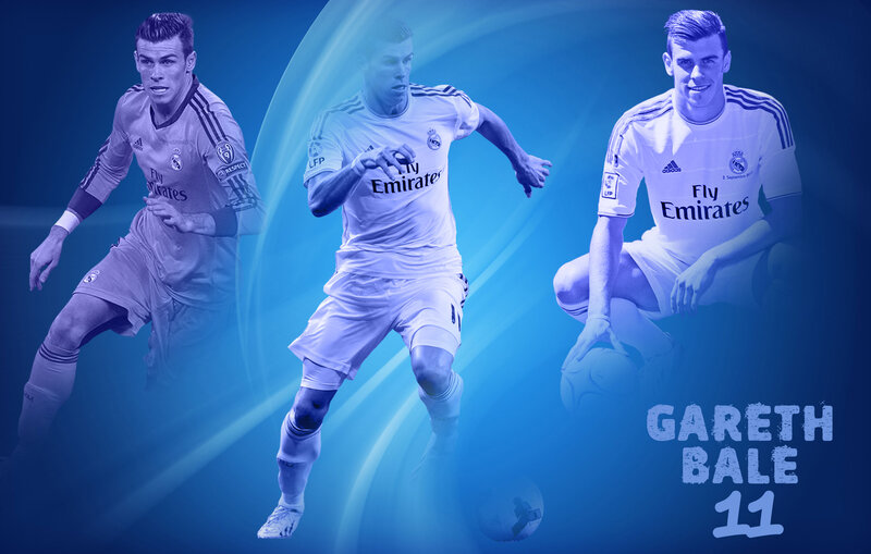 Gareth Bale in Real Madrid Kit