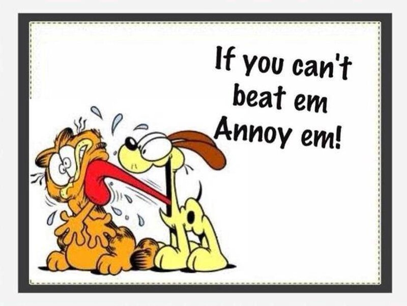 Garfield and Odie
