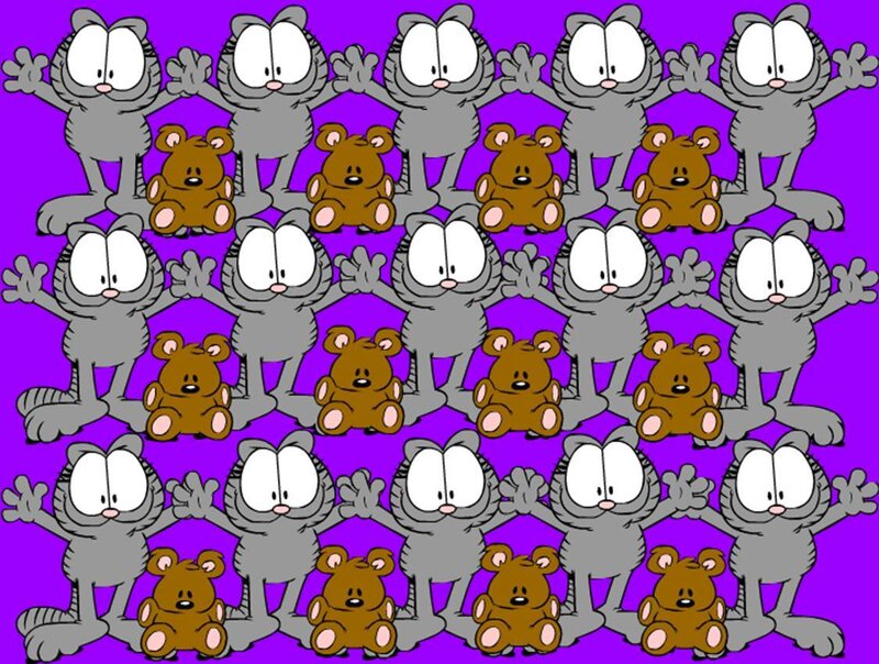Garfield and Teddy Bears
