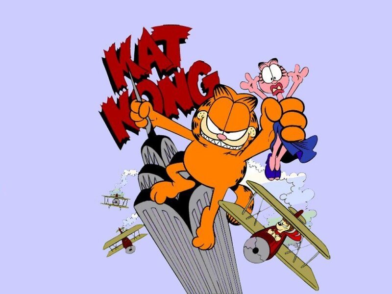 Garfield as Kat Kong