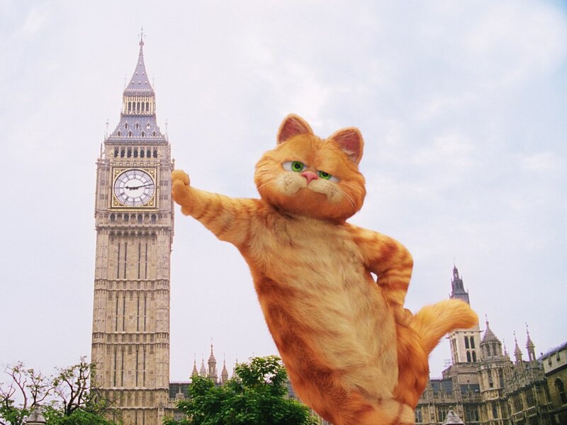 Garfield Cat in London